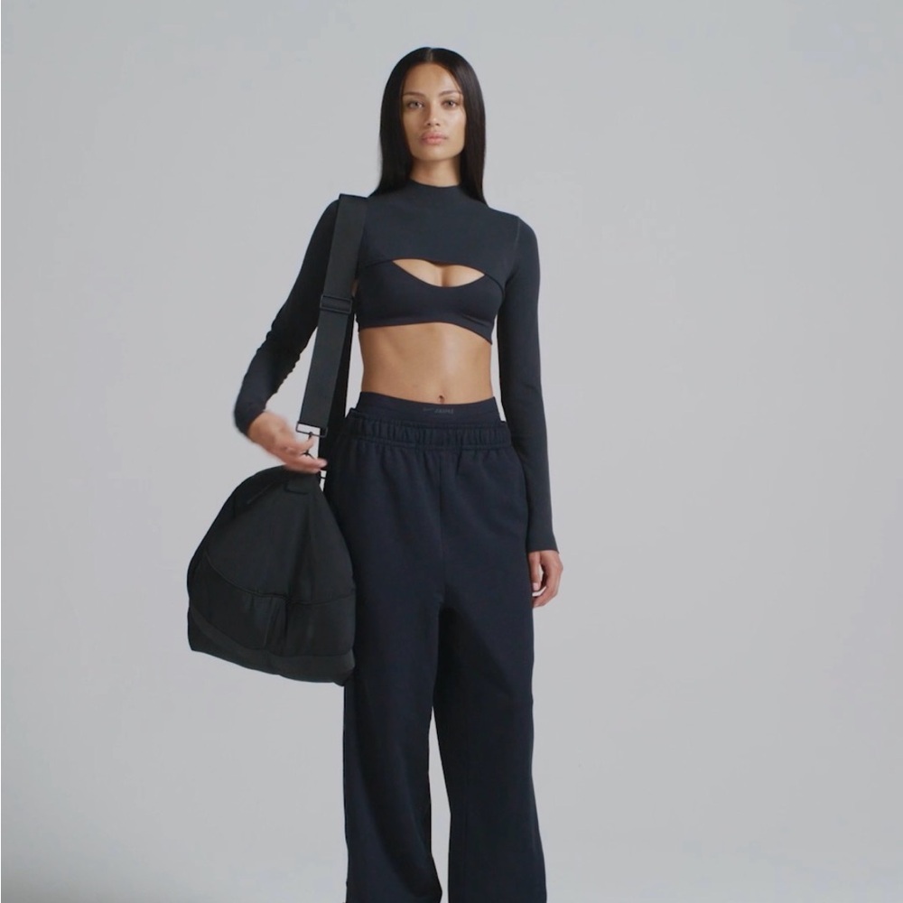 SKIMS Nike Black button side pants